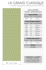seamless flower peel and stick wallpaper specifiation
