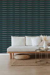 self stick wallpaper gradient rythm pattern living room elegant sofa coffee table