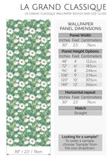 painted cottage floral peel and stick wallpaper specifiation