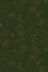 Earthy Green Floral