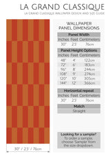 geometric terracotta  peel and stick wallpaper specifiation