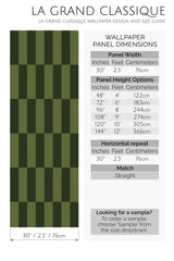 green geometric peel and stick wallpaper specifiation