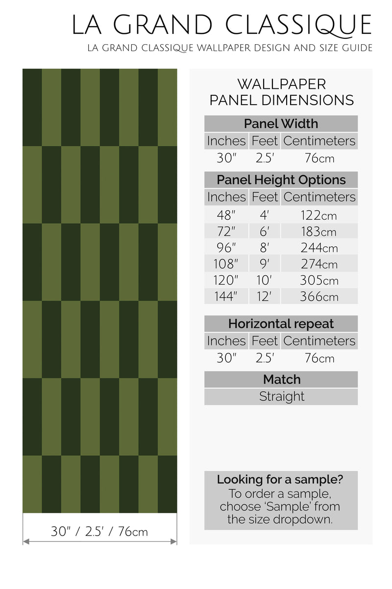 green geometric peel and stick wallpaper specifiation