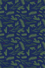 moody christmas branch wallpaper pattern repeat