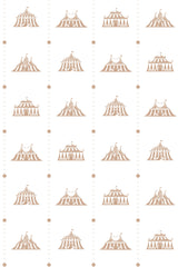 vintage circus wallpaper pattern repeat