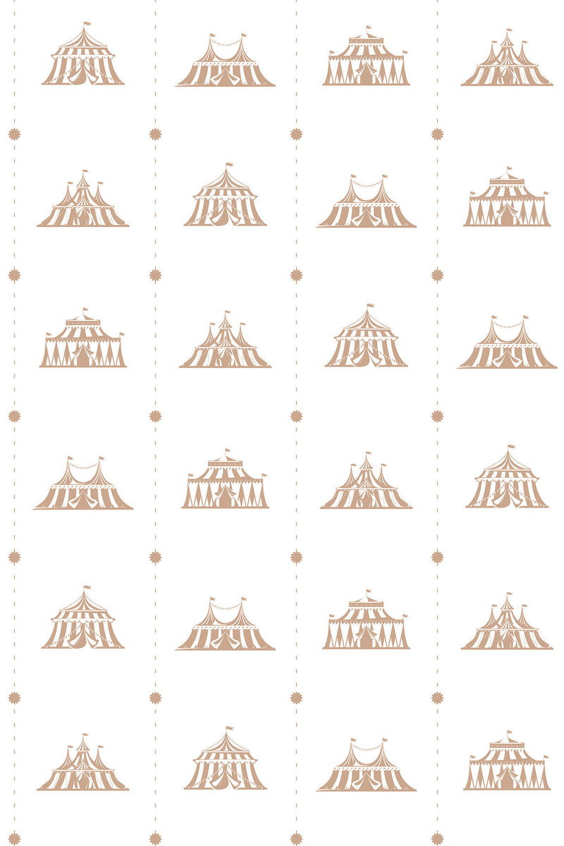 vintage circus wallpaper pattern repeat