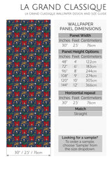 vintage christmas bows peel and stick wallpaper specifiation