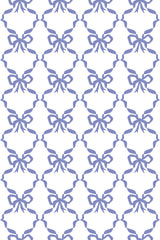 trellis bows wallpaper pattern repeat
