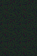 Dark Christmas Branch