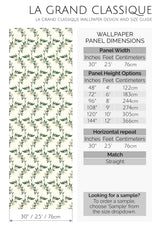 classic vines peel and stick wallpaper specifiation