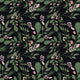 Classic Christmas Leaves Wallpaper