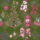 Vintage Christmas Elements Wallpaper