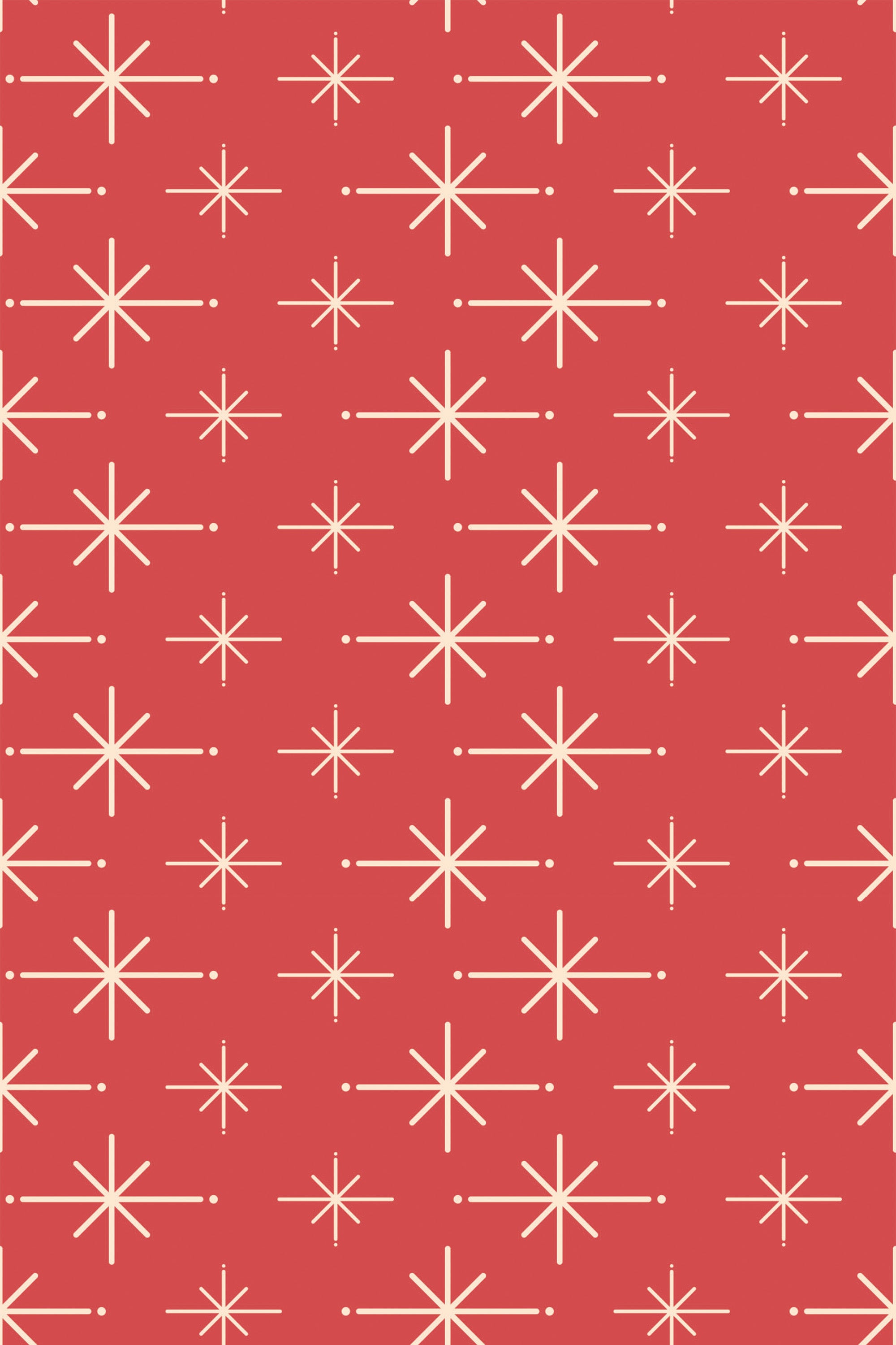 retro stars wallpaper pattern repeat