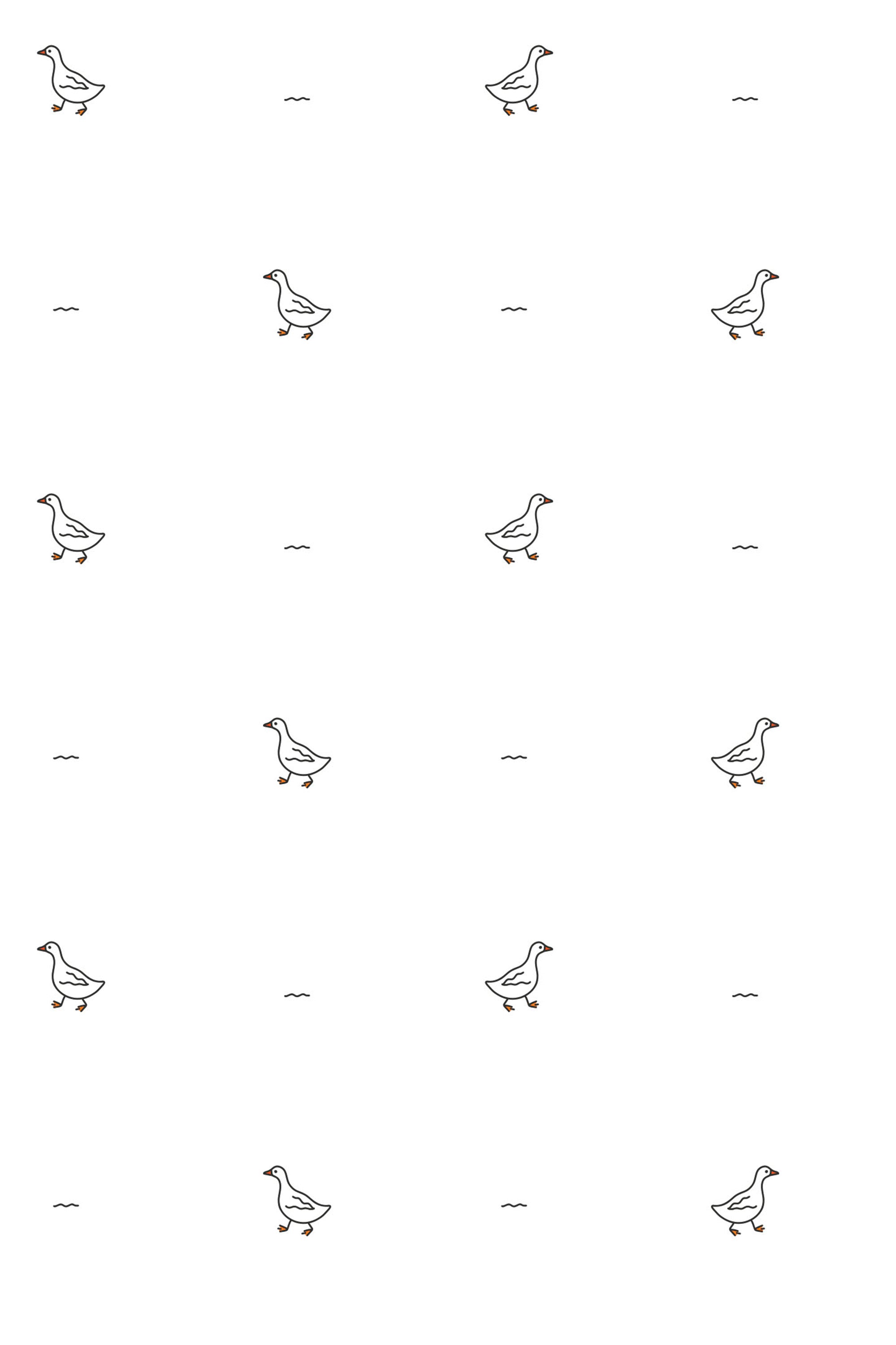 minimalist duck wallpaper pattern repeat