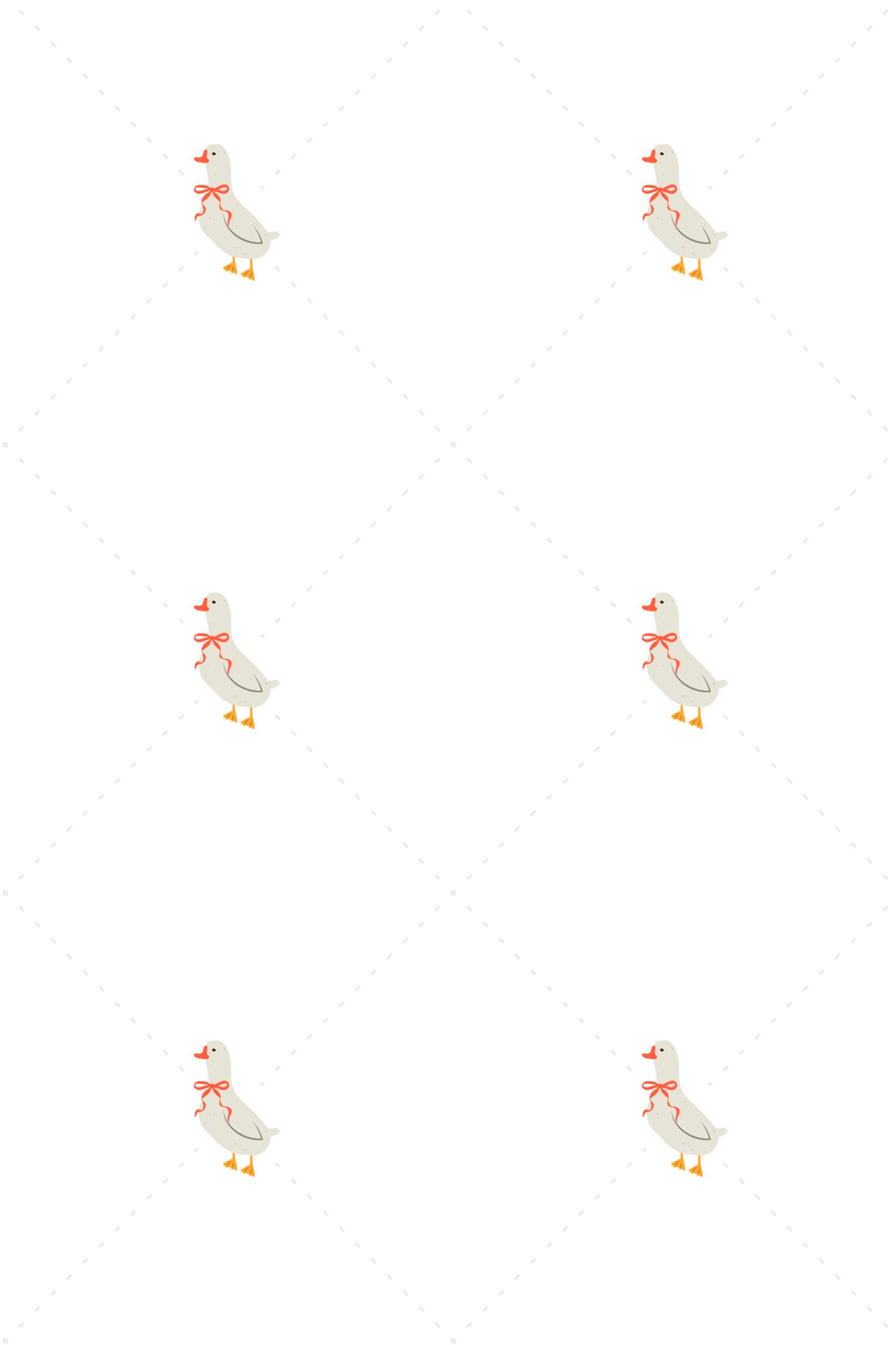 minimalist goose wallpaper pattern repeat