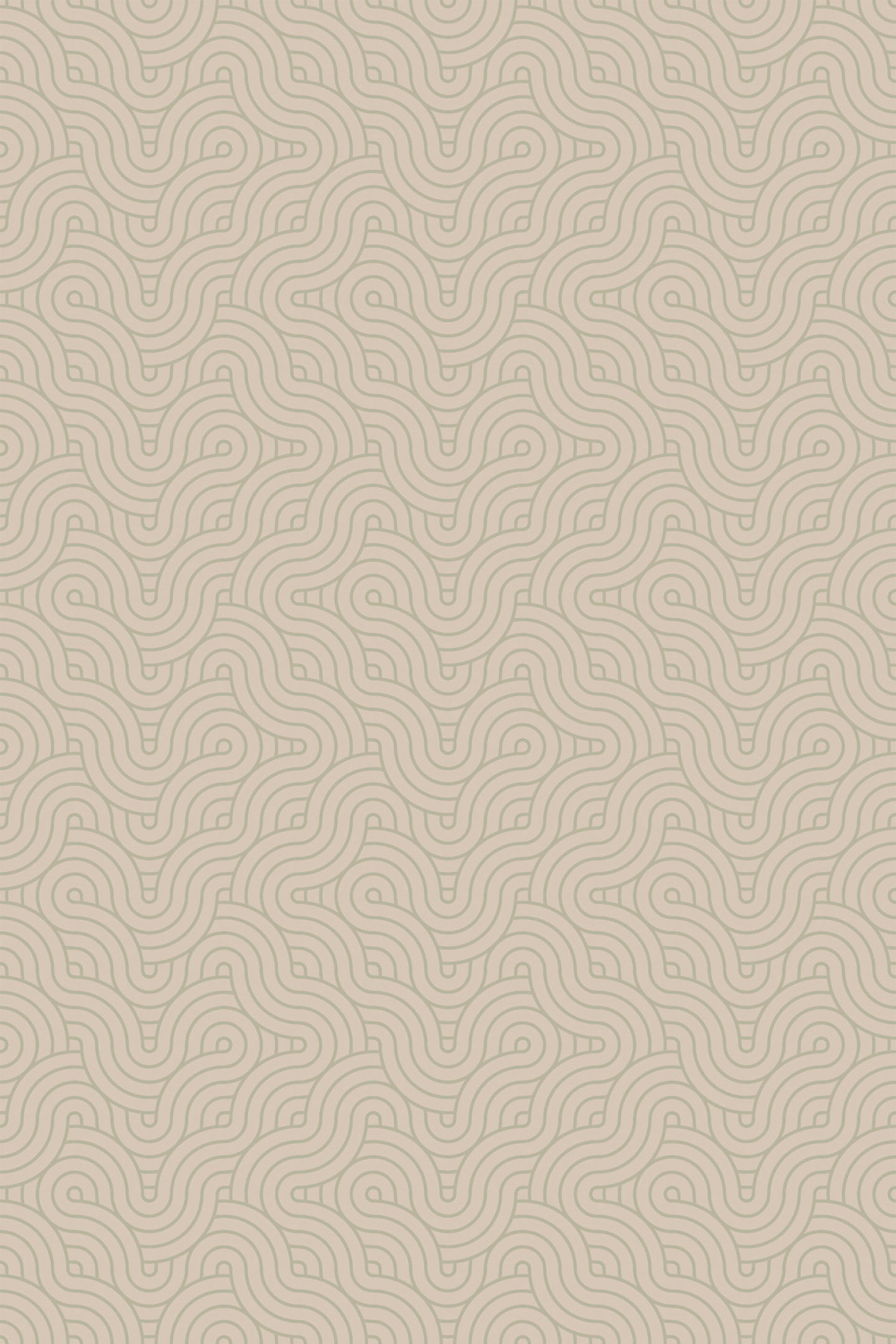 calm beige geometric wallpaper pattern repeat