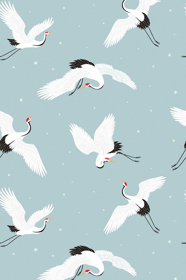 Flying Cranes Wallpaper