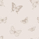 Soft Beige Butterfly Wallpaper