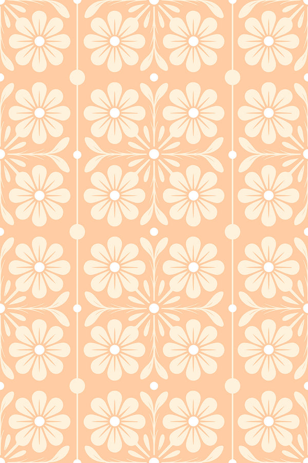 Floral Tile Wallpaper