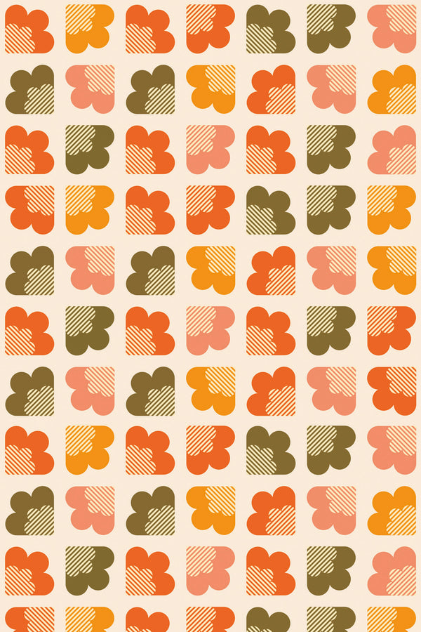 Colorful Flower Tiles