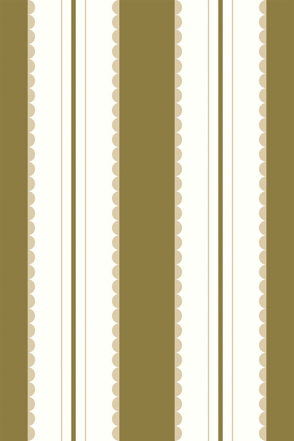 Scalloped Stripe Columns