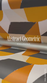 Peel and Stick abstract geometric wallpaper