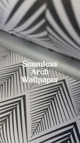 peel and stick seamless arch wallpaper for walls