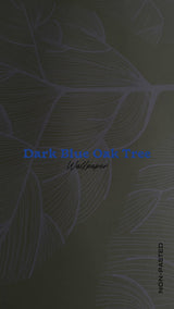 Dark blue oak trees