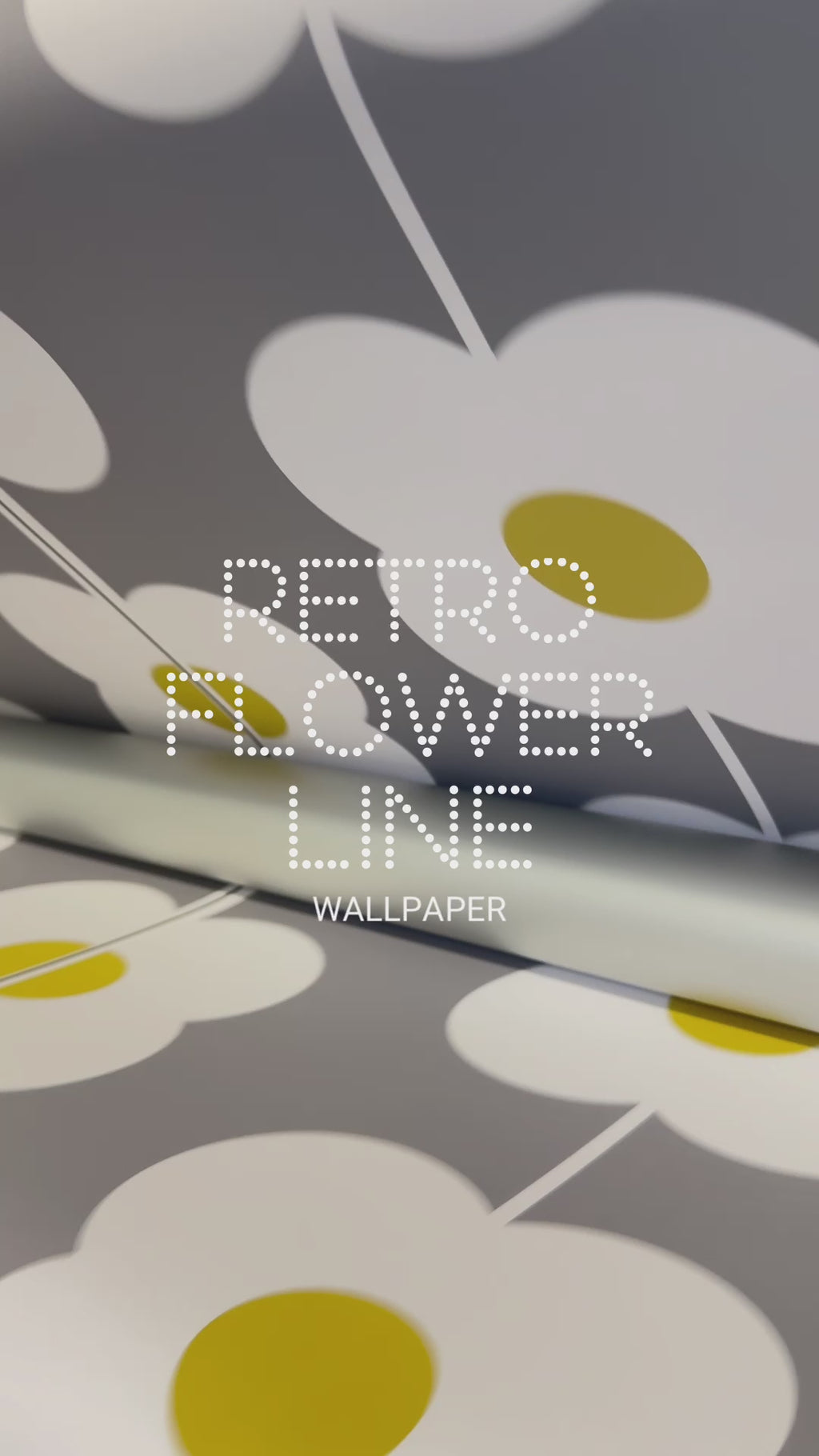 retro flower line wallpaper peel and stick