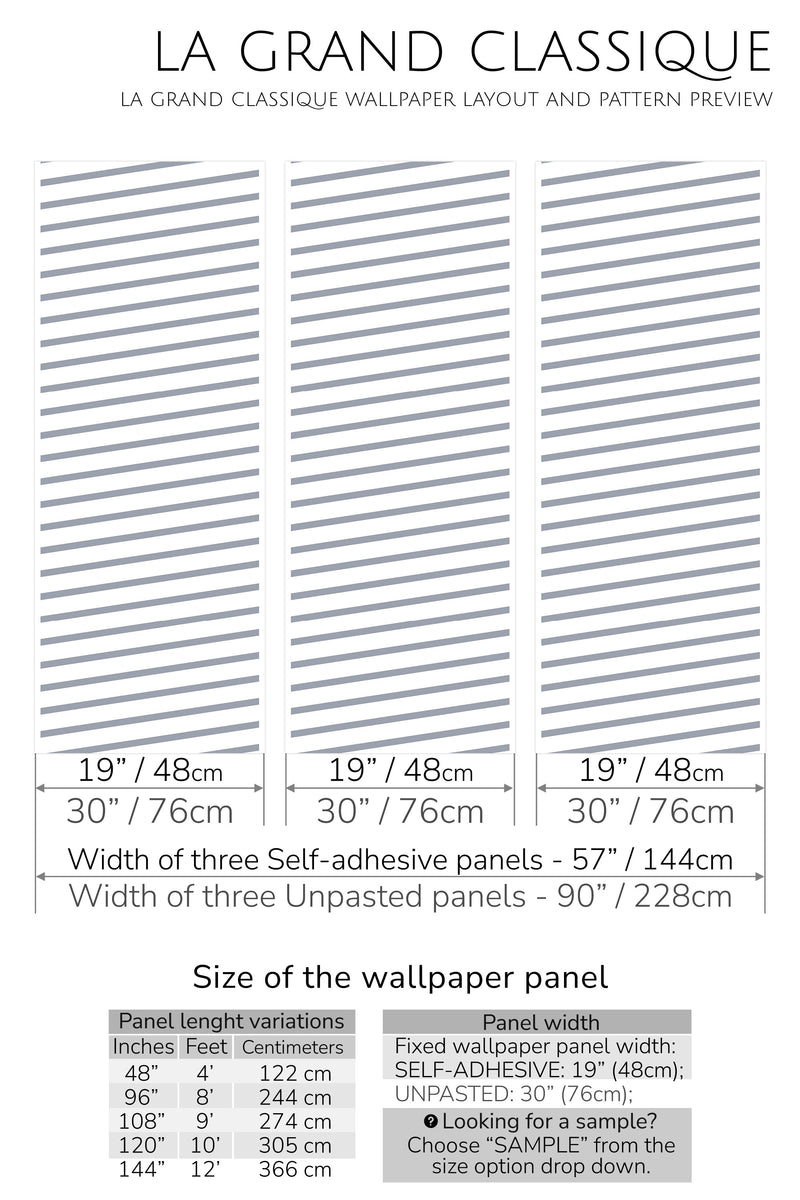 parallel lines peel and stick wallpaper specifiation