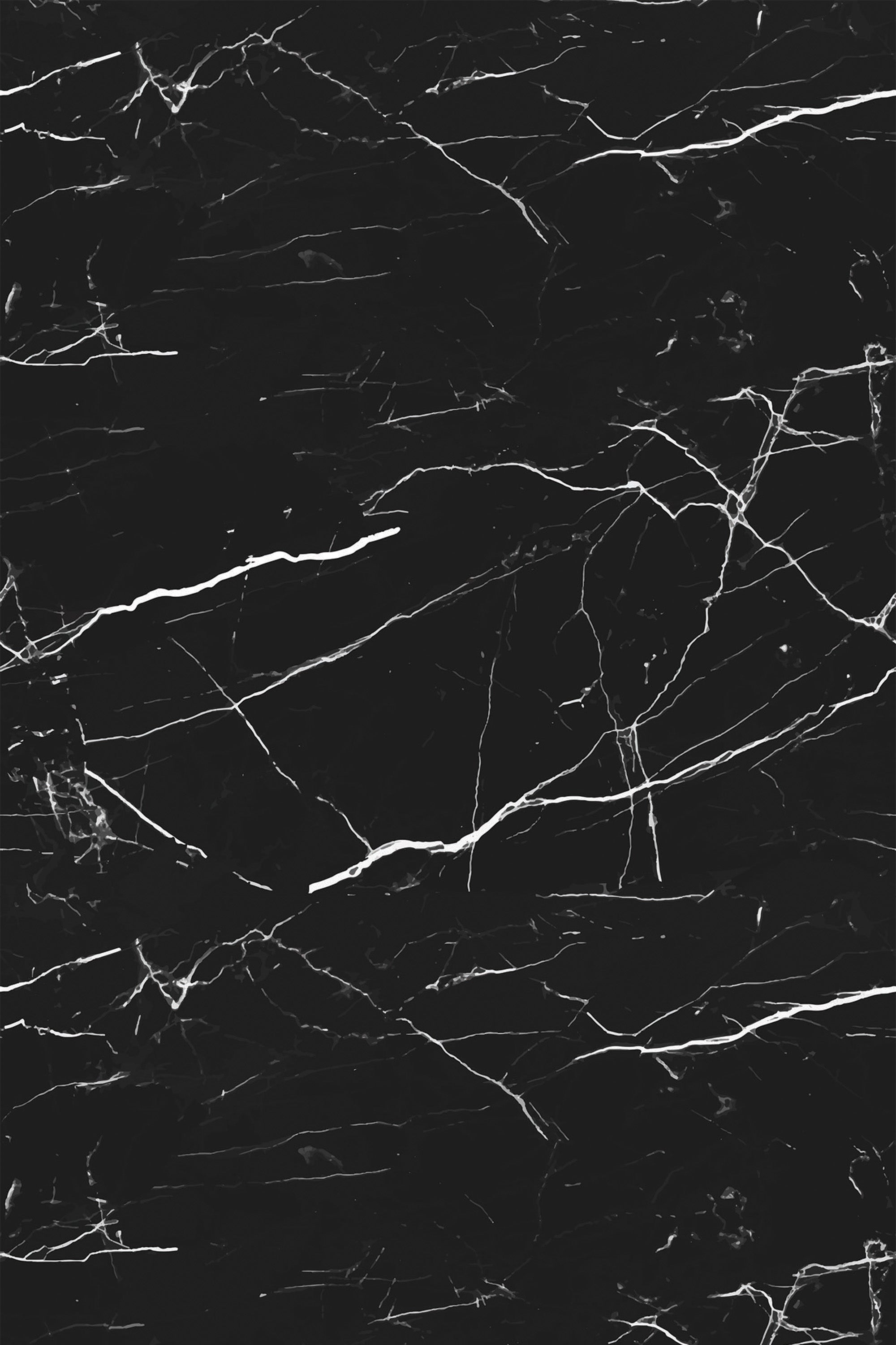 A seamless design with deep black marble and thin, irregular white veining woven across the surface, creating a bold, dramatic aesthetic. Peel and stick removable wallpaper.