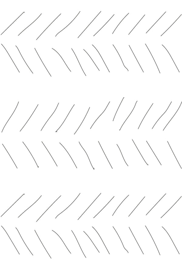 Hand drawn herringbone