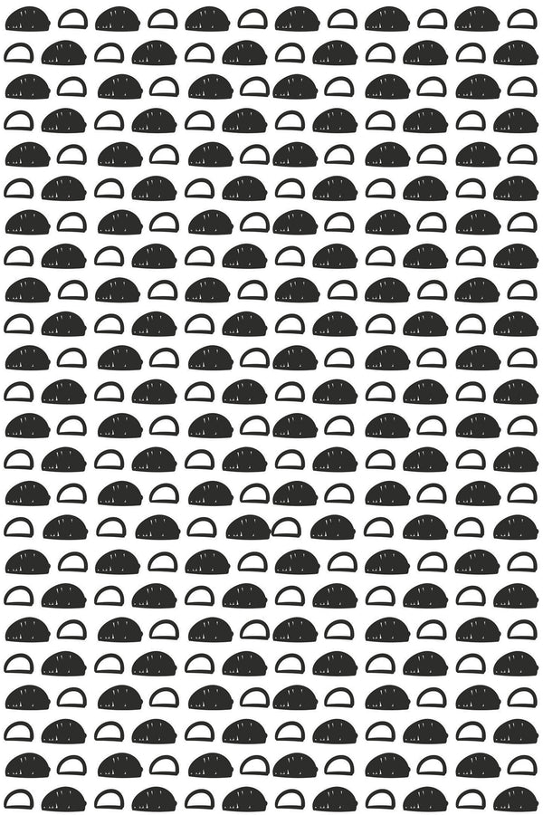 Abstract circles hand drawing