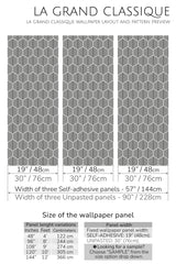 geometric honeycomb peel and stick wallpaper specifiation