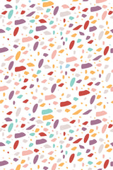 colorful terrazzo wallpaper pattern repeat