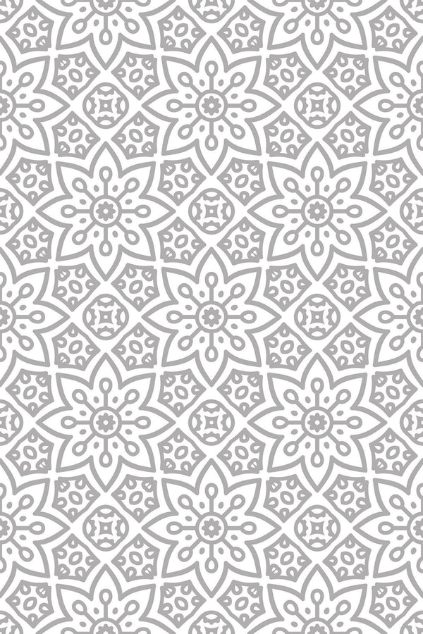 floral ethnic wallpaper pattern repeat