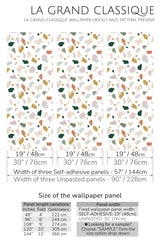 anita terrazzo peel and stick wallpaper specifiation