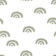 Green boho rainbow Wallpaper