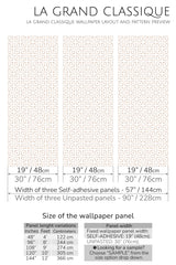 mandala geometric peel and stick wallpaper specifiation