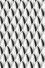 Art deco leaves
