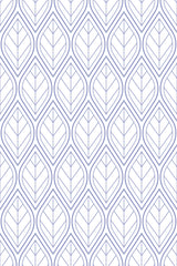 Seamless botanical leaf