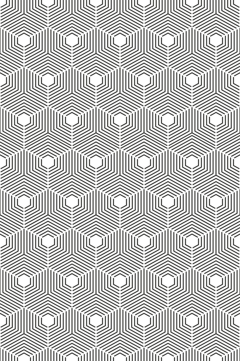 seamless hexagon wallpaper pattern repeat