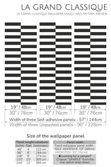 checkerboard peel and stick wallpaper specifiation