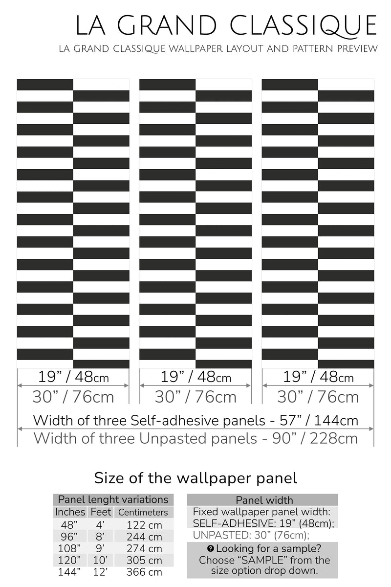 checkerboard peel and stick wallpaper specifiation