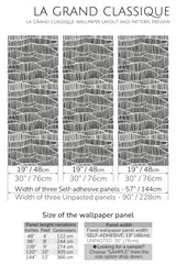 mesh peel and stick wallpaper specifiation