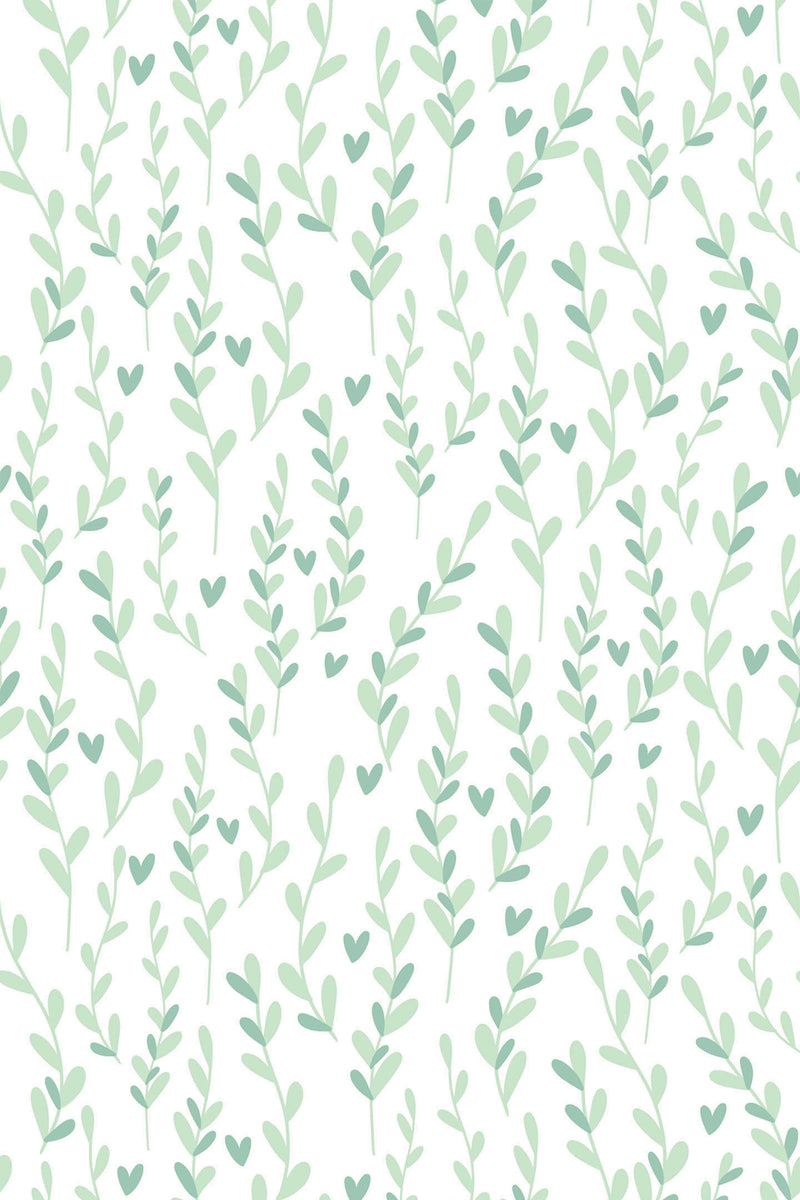 natural simple leaf wallpaper pattern repeat