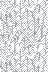 overlapping leaf wallpaper pattern repeat