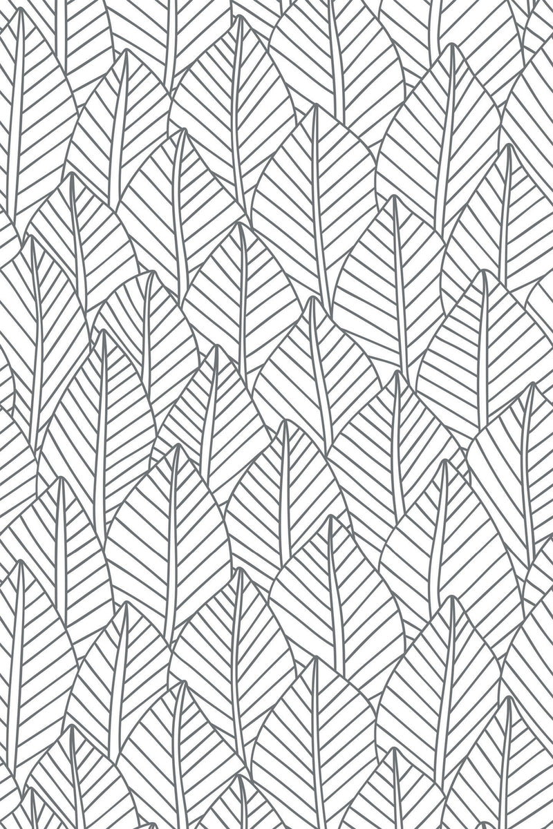 overlapping leaf wallpaper pattern repeat