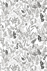 forest line art wallpaper pattern repeat