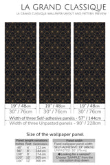luxury design peel and stick wallpaper specifiation